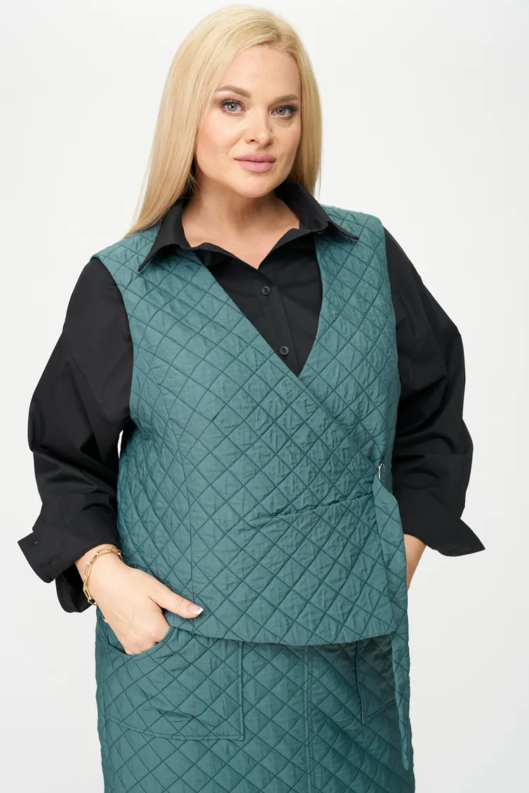 Garnitury damskie SOVA #11202 zelenyj