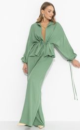 Костюмы, комплекты CHARUTTI Серьезная леди (2 в 1, шалфей)