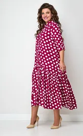 Dress Соломея Люкс 926/1 malinovyj