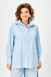 Рубашка Anastasia MAK арт. 1324 голубой