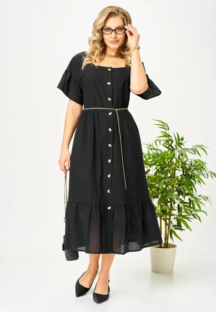 Dress Ava fashion #M-189 chernyj