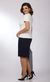 Костюмы, комплекты LS 1627/1 клетка-синий
