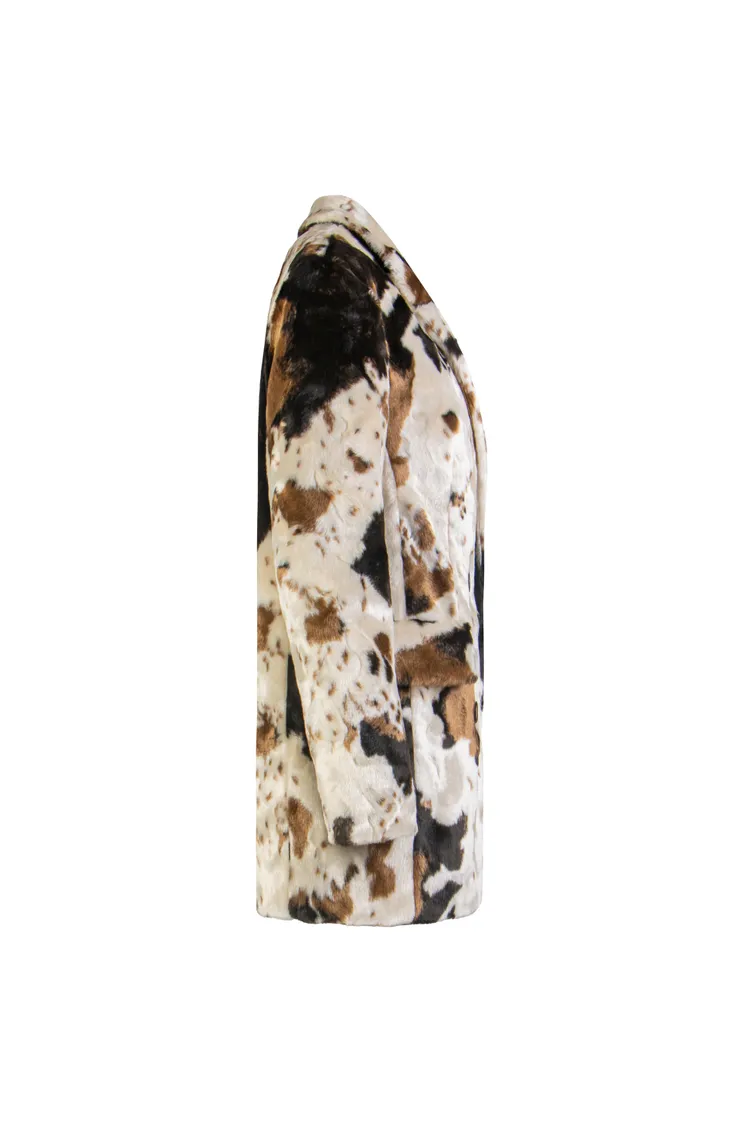 Coat Elema #9-2023 molochnyj print 170