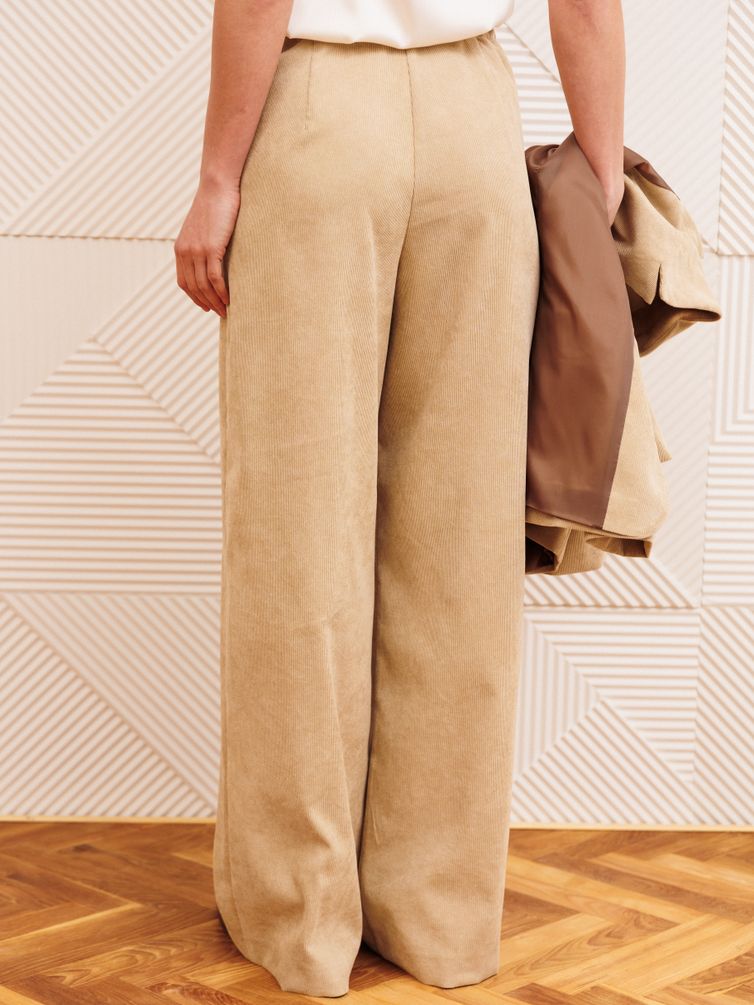 Брюки GIZART арт. 35204 бежевый вельвет