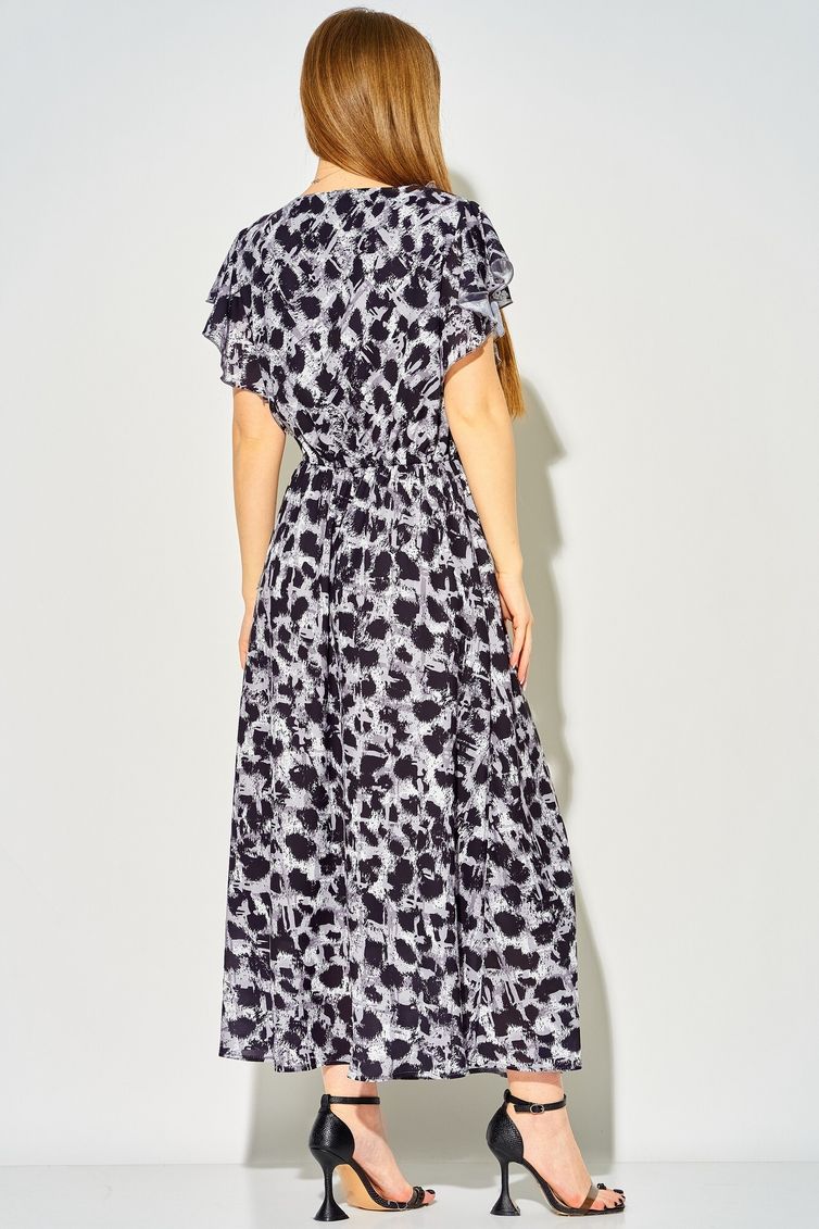 Dress LAIKONY #L-364 ottenki serogo