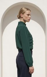 Blouse Лиссана 5058 malaxit