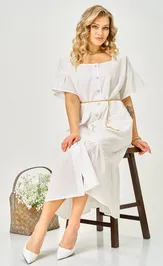 Платье Ava fashion М-190 молочный