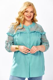 Блузка Belinga арт. 5169 бирюза