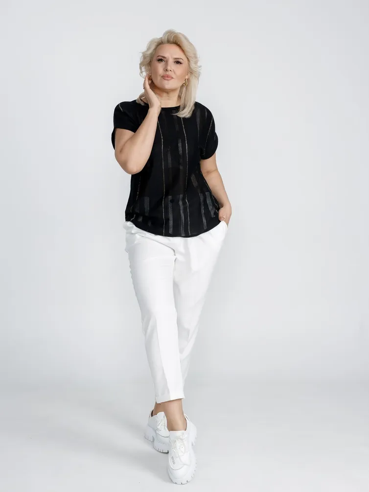 Blouse BONADI #1820 chernyj