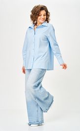 Рубашка Anastasia MAK 1324 голубой