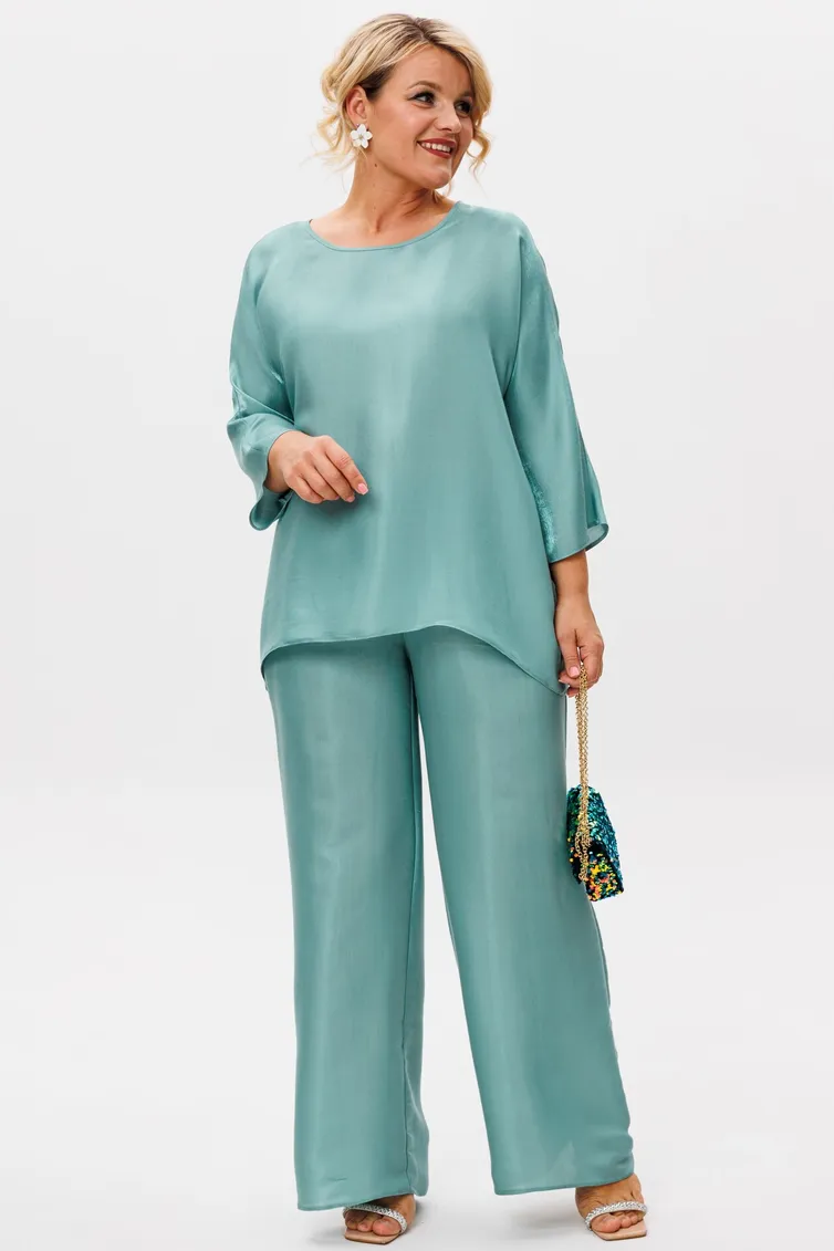 Костюм Anastasia арт. 1228 изумрудный жемчуг