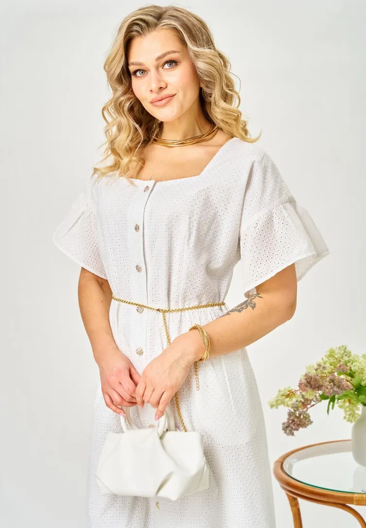 Платье Ava fashion арт. М-190 молочный