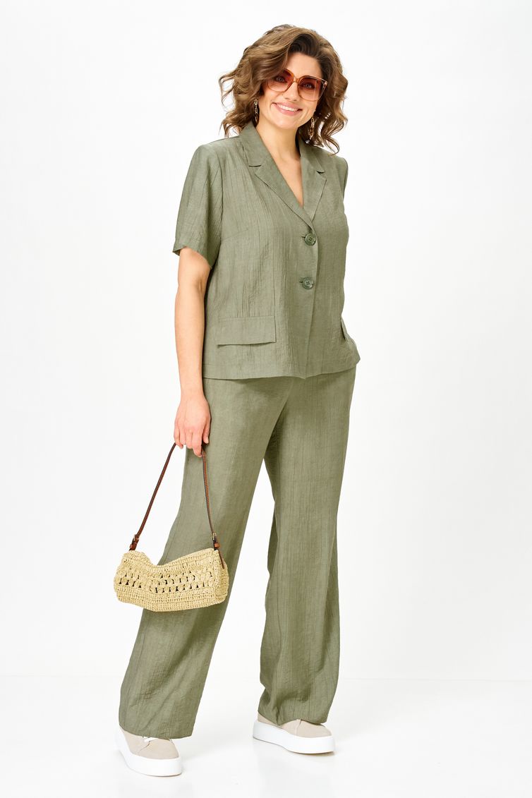 Suit Vilena-fashion #1170 xaki