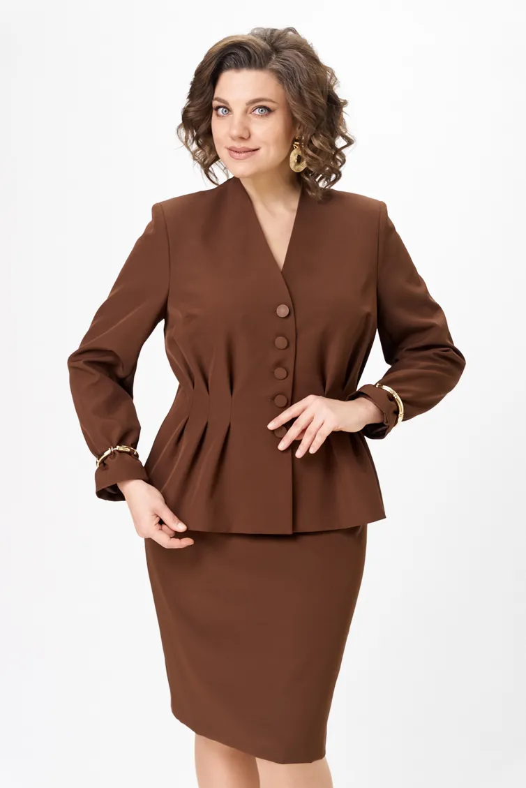 Костюм Vilena-fashion арт. 1055 шоколад