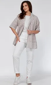 Рубашка Verita moda арт. Н-2311 серый