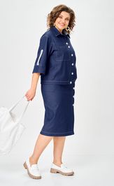 Костюм Vilena-fashion 1152 джинс