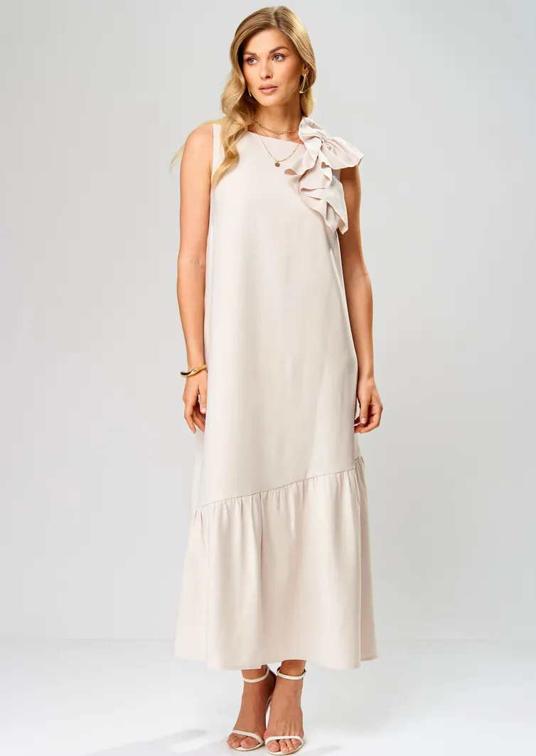 Dress LAIKONY #L-933 bezhevyj