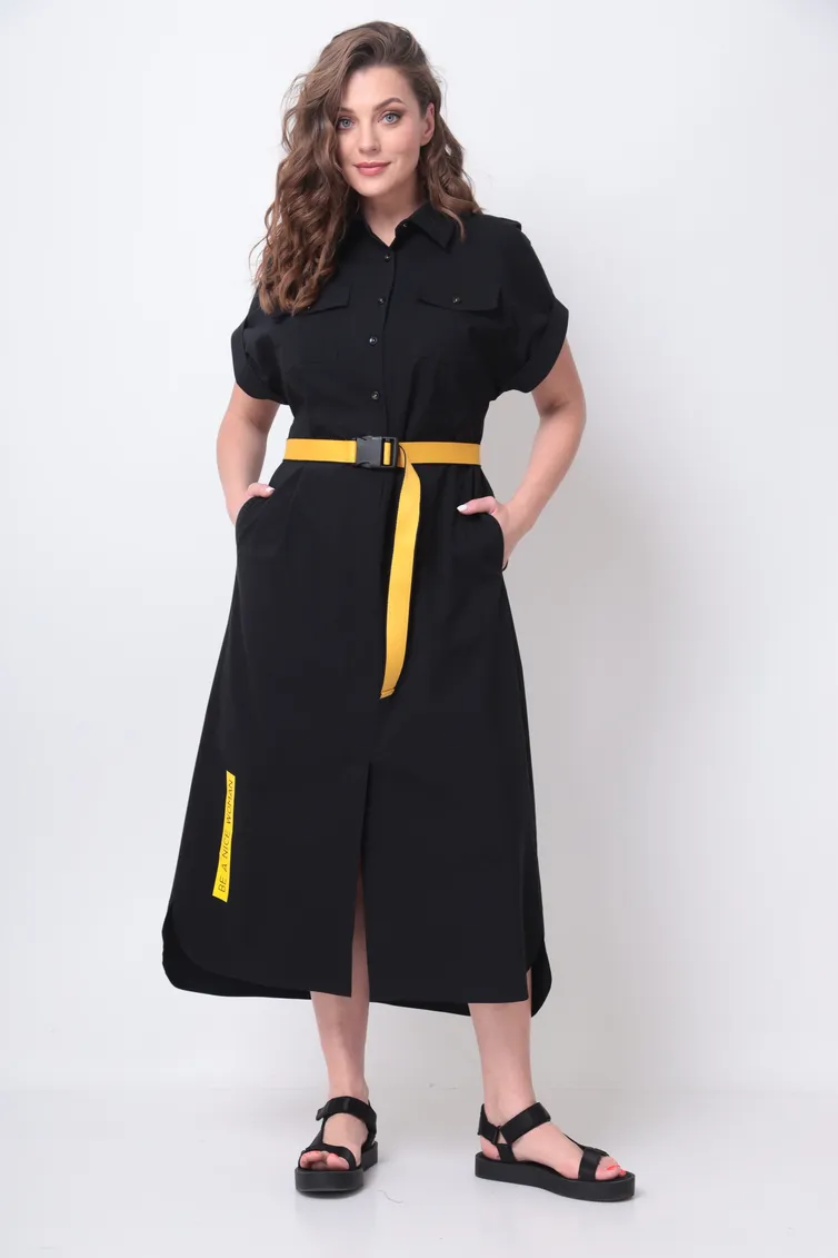 Платье Michel Chic арт. 993/2 черн, желт