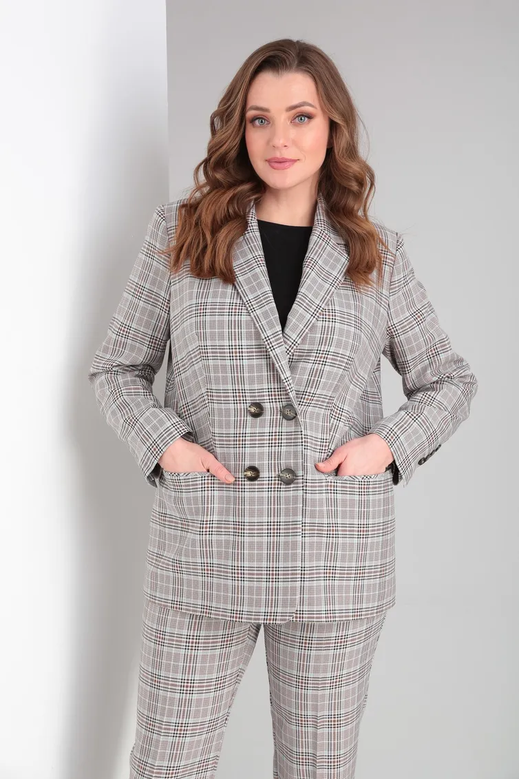 Костюм Vilena-fashion арт. 782 клетка