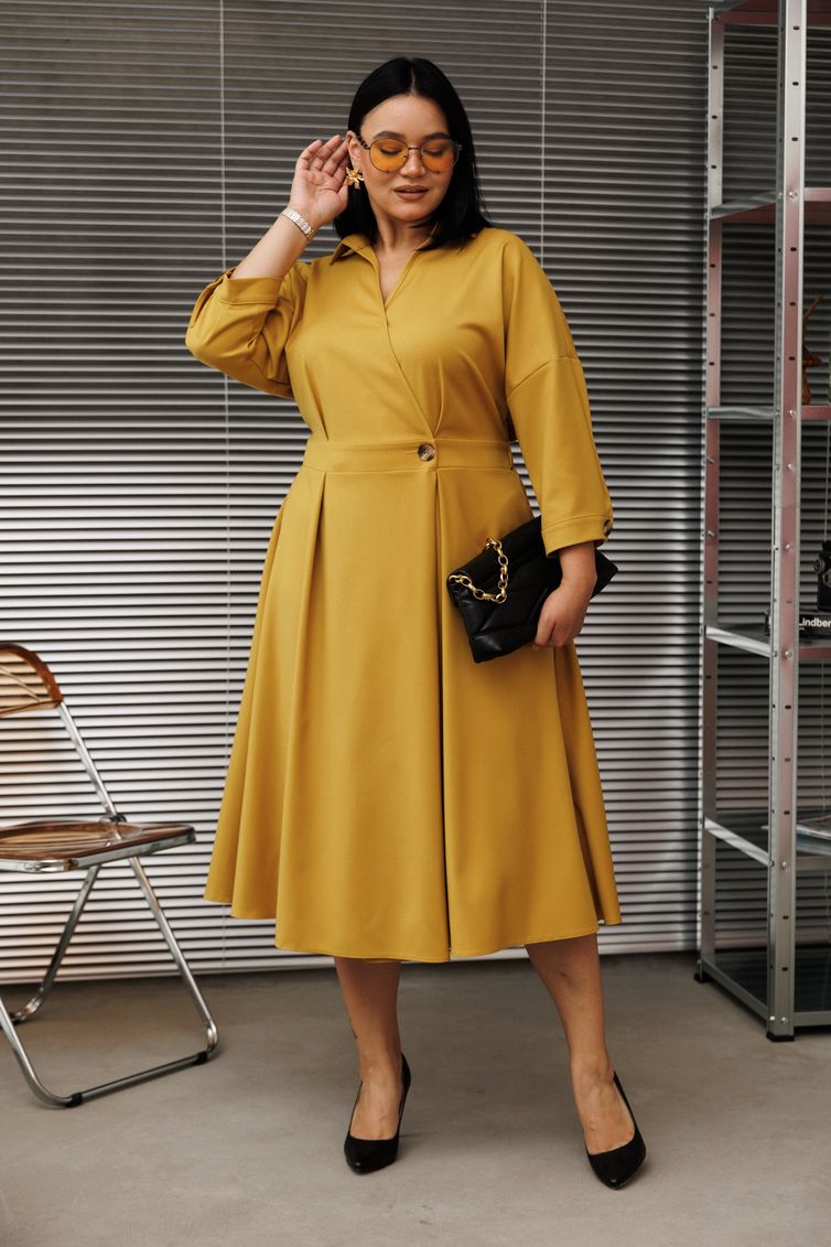 Платье Anastasia арт. 1229 горчица