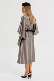 Sukienka Anastasia #1326.1 korichnevo-seryj