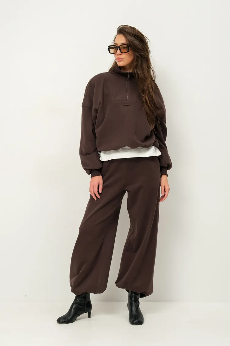 Bluza Pirs #6494 korichnevyj