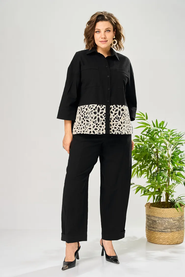 Suit Ava fashion #M-204 chernyj