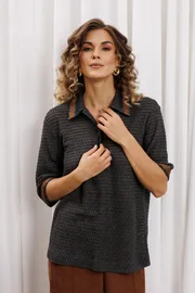 Skoczek GIZART #15380/1 seryj, korichnevyj