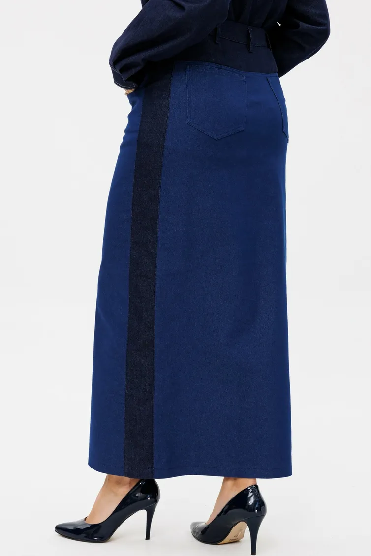 Skirt Ma Cherie #2076 sinij