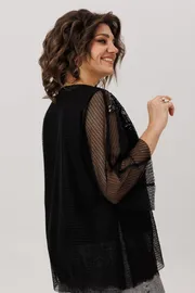 Bluzka Anelli Laurel #1781 chernyj avantyurin