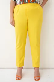 Trousers TOOK A LOOK & Angelika #RB-651 zheltyj