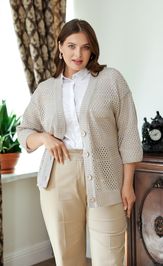 Кардиган BONADI 1819 бежевый