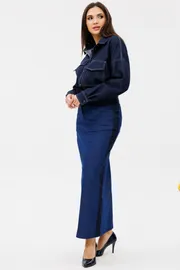 Skirt Ma Cherie #2076 sinij