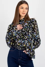 Блузка VIZAVI арт. 744.1 цветы