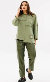Sweatshirt Ma Cherie 1109 xaki