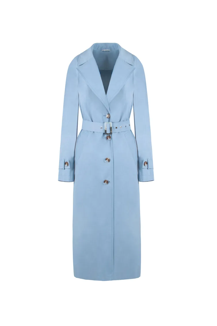 Raincoat Elema #2-1081 sero-goluboj 170