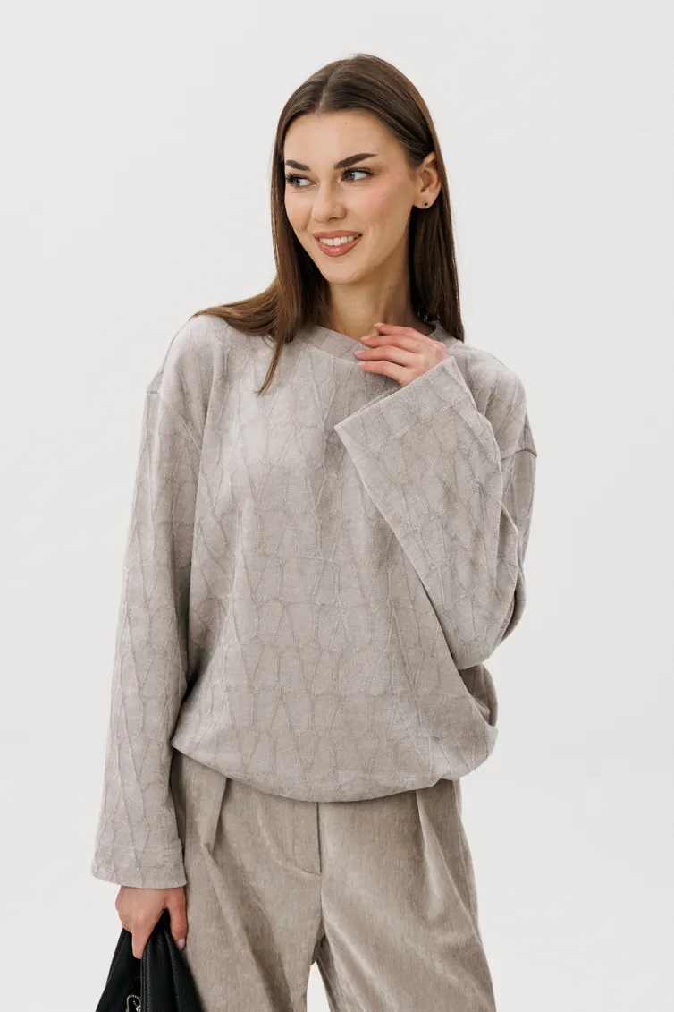 Jumper Fantazia Mod #5356/1 bezh