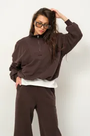 Bluza Pirs #6494 korichnevyj