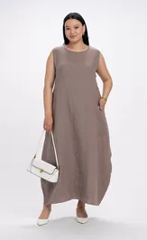 Sukienka FASHION CENTRE L-4258/Kakao/164