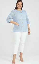 Кардиган BONADI 2187 голубой