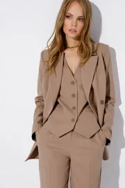 Trousers Pirs #4638 temno-bezhevyj