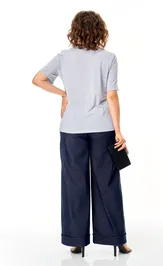 Garnitur Michel Chic 1368/1 serebro, sinij