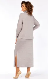 Suit LadyThreeStars 2541 svetlo-seryj