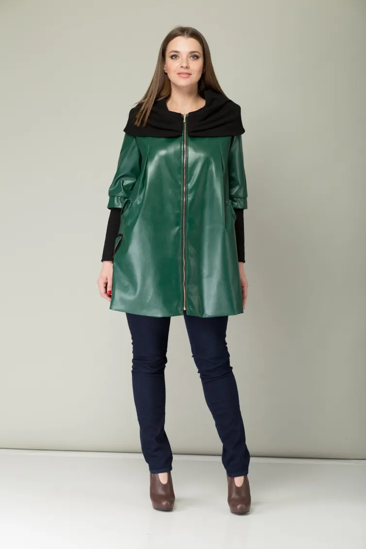 Пальто Michel Chic арт. 343 изумруд