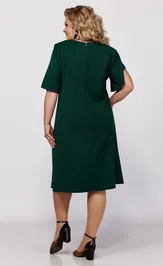 Платье Belinga 1235 изумруд