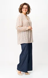 Блузка Michel Chic 760/2 бежевый одуванчик