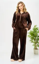 Костюм Ava fashion М-166 коричневый