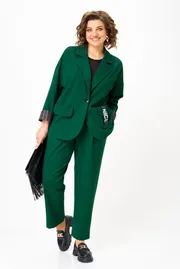 Suit Michel Chic #1437 kostyum glubokij izumrud