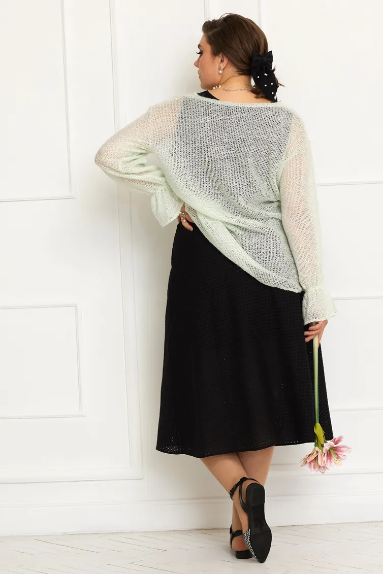 Spódnica BegiModa #5012 chyornyj
