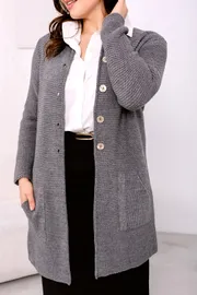 Cardigan Romgil #TZ906P temno-seryj